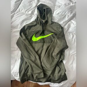 Nike Dri-FIT Olive Sweatshirt Small